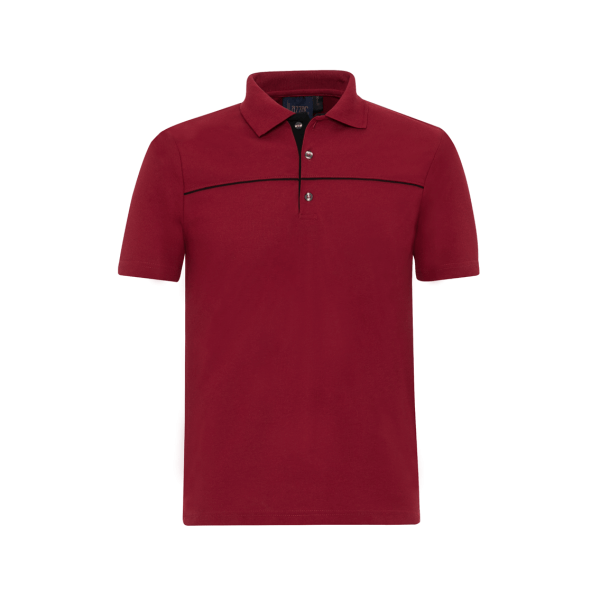 Red P506 Short Sleeve Polo Pique Shirt For Men